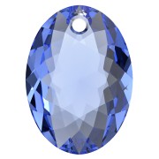 Pendentif PureCrystal 6438 Elliptic Cut Pendant 9 mm - Sapphire x1