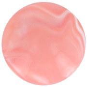 Cabochon rond en résine opaque 14 mm - Corail marbré x1|raw }}