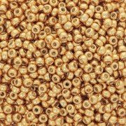 Rocaille Miyuki Duracoat 11/0 4203 - Galvanized Yellow Gold x100g