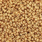 Rocaille Miyuki Duracoat 11/0 4203 - Galvanized Yellow Gold x100g