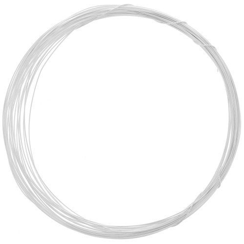 Fil souple - recuit - rond 0.6 mm - Argent 925 x10m