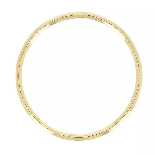 Bague jonc lisse - Taille 62 - Gold filled (or laminé) x1