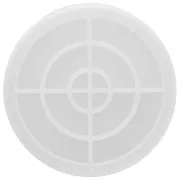 Moule silicone pour réaliser un sous-verre rond 10 cm x1