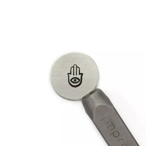 Poinçon à frapper ImpressArt - 6 mm - Main de Fatma x1