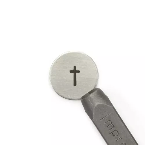 Poinçon à frapper ImpressArt - 6 mm - Croix x1