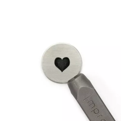 Poinçon à frapper ImpressArt - 6 mm - Coeur x1