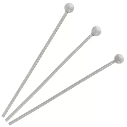 Clous tête boule 25x0.7 mm - Acier inoxydable 304L x200
