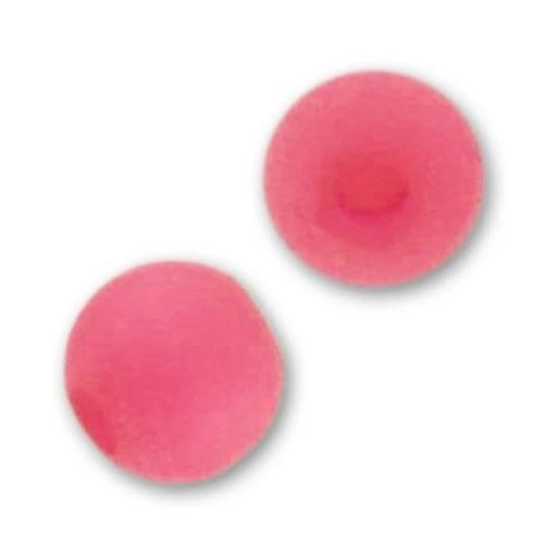 Perles rondes Polaris Dépolies 6 mm Indian Pink x10
