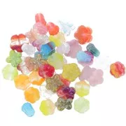 Assortiment de perles de bohème - Fleurs 1 x50g