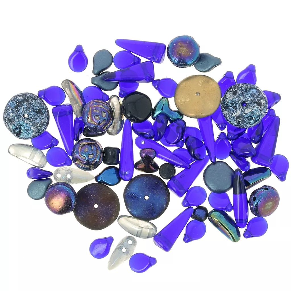 200 Perles Facettes En Verre De Bohème - 3mm Bleu Métallique Foncé - Idéales Pour Bijoux DIY