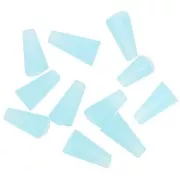 Perles cône en verre facetté - 8x4 mm - Sky Blue x25