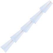 Perles cône en verre facetté - 8x4 mm - Light Sapphire x25|raw }}