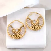 Perles cône en verre facetté - 8x4 mm - Crystal Celsian x25