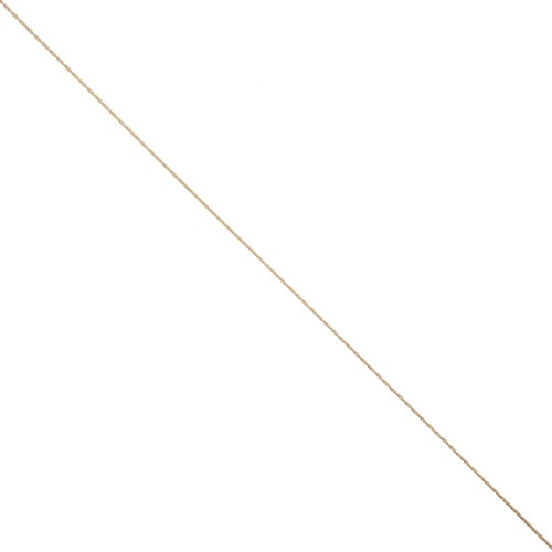 Chaîne fine pour Miyuki Delica 11/0 maille paloma 0.6 mm - Laiton brut x1m