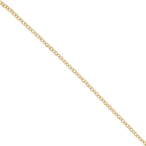 Chaîne maille Forçat limée 2.7 mm - Doré x50cm