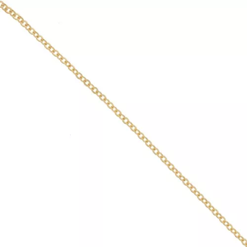 Chaîne maille Forçat limée 2.7 mm - Doré x50cm