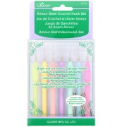 Set de 7 crochets Clover - Amour - pour laine et fil de 0.6 à 1.75 mm x1|raw }}