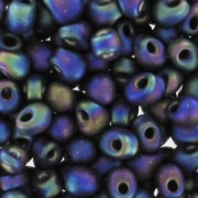 Mini-gouttes Miyuki 2.8 mm DP28-0401FR - Mat Black AB x8g|raw }}