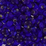 Mini-gouttes Miyuki 2.8 mm DP28-0020 - Silver Lined Cobalt x8g