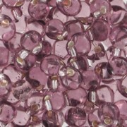 Mini-gouttes Miyuki 2.8 mm DP28-0012 - Silver Lined Smoky Amethyst x8g|raw }}