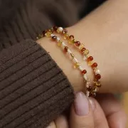 Mini-gouttes Miyuki 2.8 mm DP28-0012 - Silver Lined Smoky Amethyst x8g