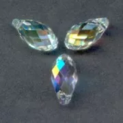 Crystal - Goutte PureCrystal 6010 13x6.5 mm Crystal AB x1 Goutte PureCrystal 6010 13x6.5 mm Crystal AB x1