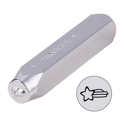 Poinçon à frapper 6 mm - Etoile filante x1