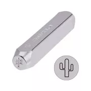 Poinçon à frapper 6 mm - Cactus x1