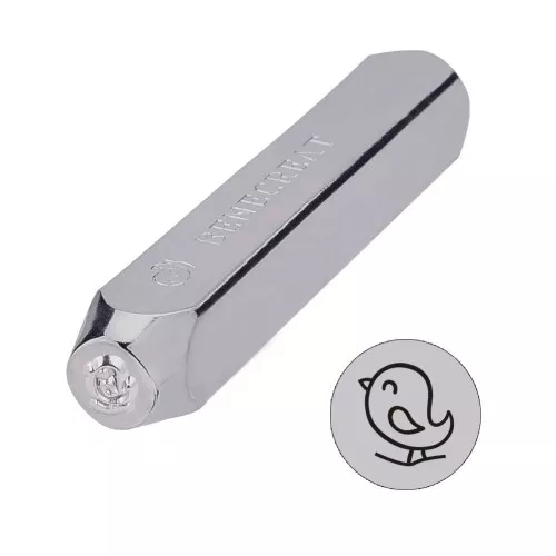 Poinçon à frapper 6 mm - Oiseau x1