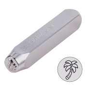 Poinçon à frapper 6 mm - Palmier x1|raw }}