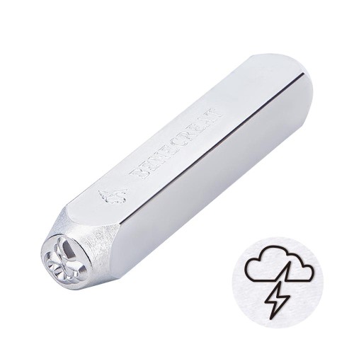 Poinçon à frapper 6 mm - Nuage orageux x1