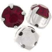 Chatons montés 4 mm Siam x10|raw }}