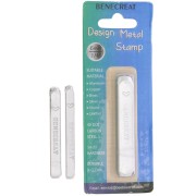 Set de poinçons à frapper 2 mm, 4 mm et 6 mm - Coeur x3