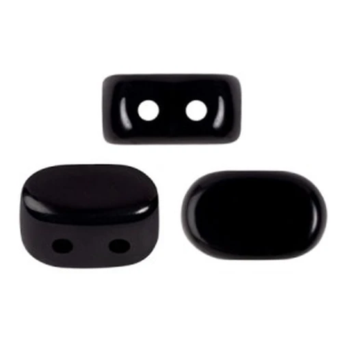Perles en verre Lipsi® par Puca® 4x6 mm - Jet x10g