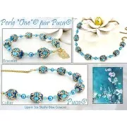 Perles en verre Lipsi® par Puca® 4x6 mm - Jet x10g