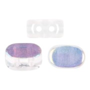 Perles en verre Lipsi® par Puca® 4x6 mm - Crystal AB x10g