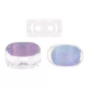 Perles en verre Lipsi® par Puca® 4x6 mm - Crystal AB x10g