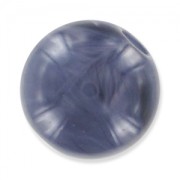 Perle acrylique imitation pierre 9 mm Bleu Gris x1