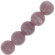 Perles acryliques imitation pierre 6 mm Violet Opal x10|raw }}