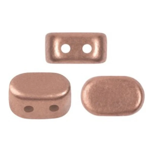 Perles en verre Lipsi® par Puca® 4x6 mm - Light Copper Mat x10g