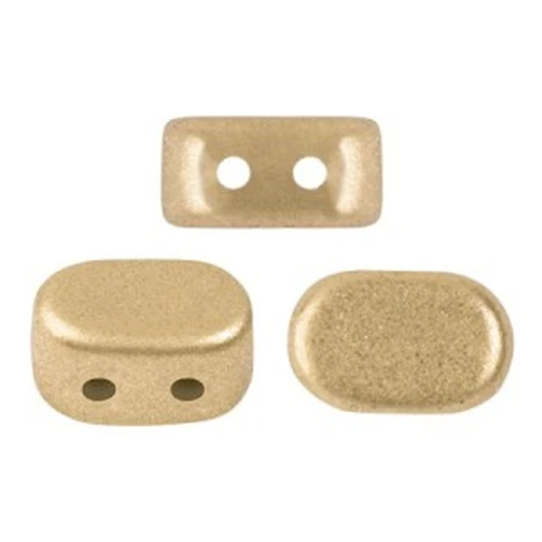 Perles en verre Lipsi® par Puca® 4x6 mm - Gold Mat x10g