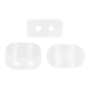 Perles en verre Lipsi® par Puca® 4x6 mm - Crystal Mat x10g