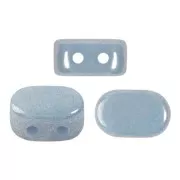 Perles en verre Lipsi® par Puca® 4x6 mm - Opaque Blue Ceramic Look x10g