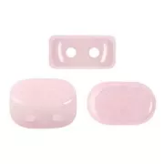 Perles en verre Lipsi® par Puca® 4x6 mm - Opaque Light Rose Ceramic Look x10g