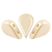 Perles en verre Amos® par Puca® 5x8 mm - Pastel Cream x10g|raw }}