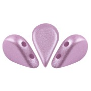 Perles en verre Amos® par Puca® 5x8 mm - Pastel Lila x10g