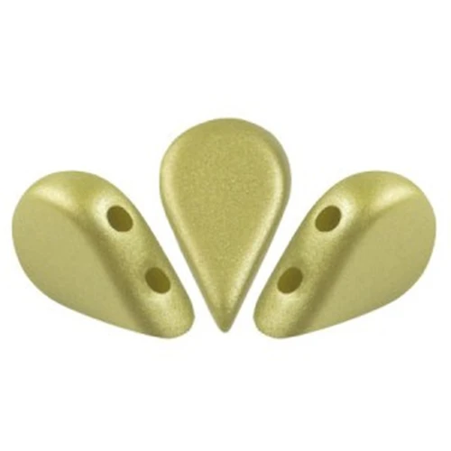Perles en verre Amos® par Puca® 5x8 mm - Pastel Lime x10g