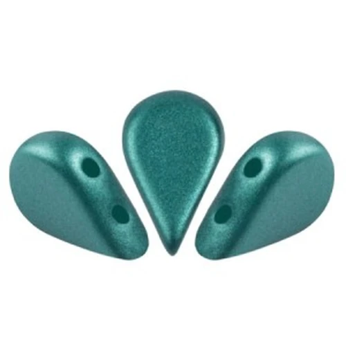 Perles en verre Amos® par Puca® 5x8 mm - Pastel Emerald x10g