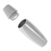 Fermoir aimanté pour cordon 3 mm - Acier inoxydable x1
