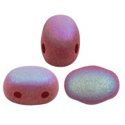 Perles en verre Samos® par Puca® 7x5 mm - Opaque Burnt Sienna Mat AB x10g|raw }}